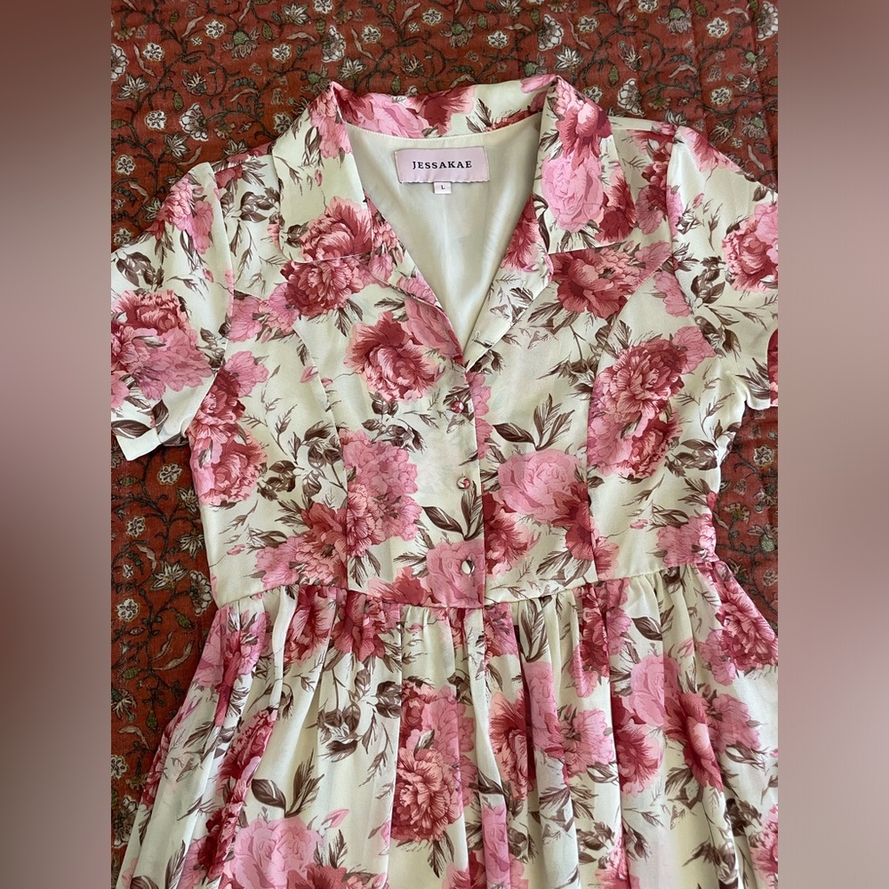 Floral Jessakae maxi dress, sz L